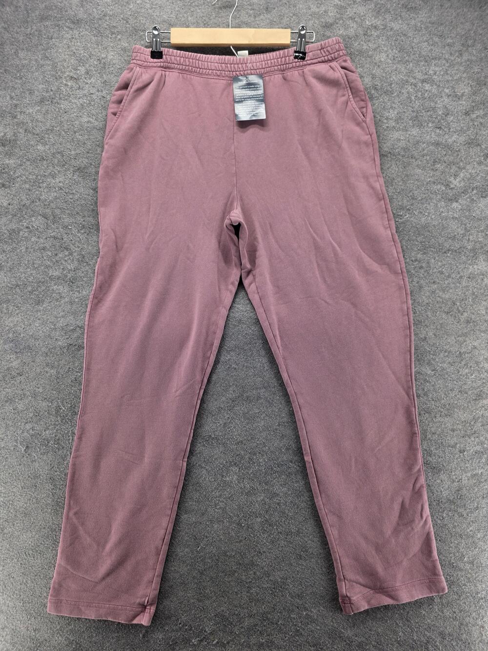 Coldwater Creek Pants Womens M Pink Sweatpants French Terry Elastic 30.5 In